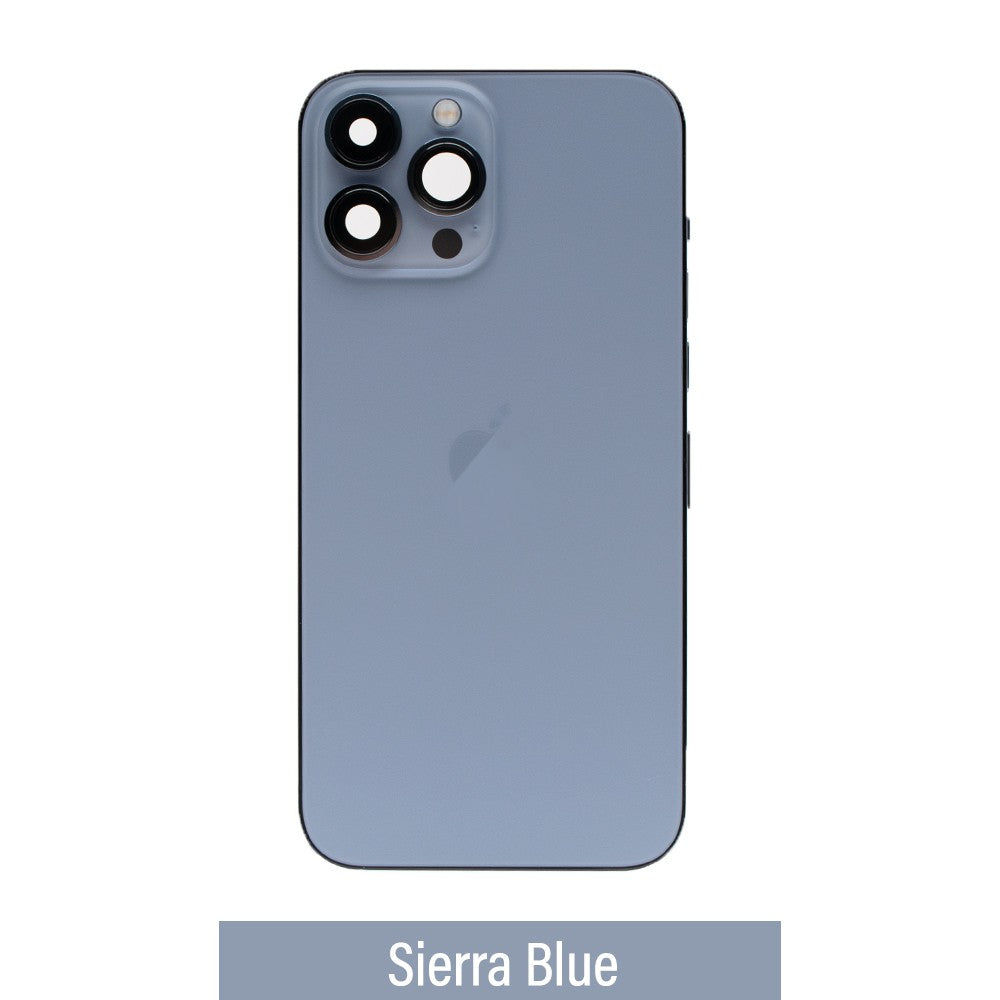 Rear Housing with Full Set Parts for iPhone 13 Pro Max-Sierra Blue (Purple) Rear Housing with Full Set Parts for iPhone 13 Pro Max-Sierra Blue (Purple)